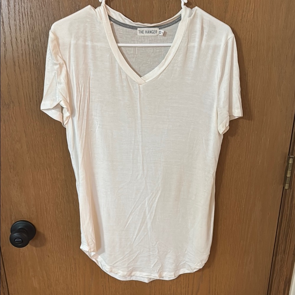 The Hanger Cream Short Sleeve Tee